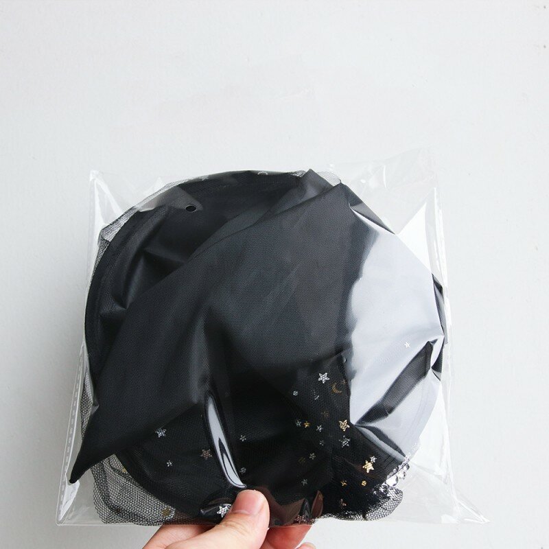 Children Adult Halloween Vintage Witch Hats Lace Veils Witch Hats Halloween Cosplay Props Costume Accessories Party Supplies
