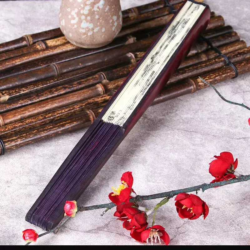 Ventaglio pieghevole per Festival personalizzato Hanfu Bamboo ventaglio pieghevole portatile cinese ventilatore pieghevole a mano Grande decorazione cinese