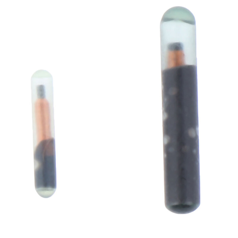 Puce d'injection sous-cutanée importée d'animaux de compagnie, tube de verre RFID, étiquette basse fréquence implantable