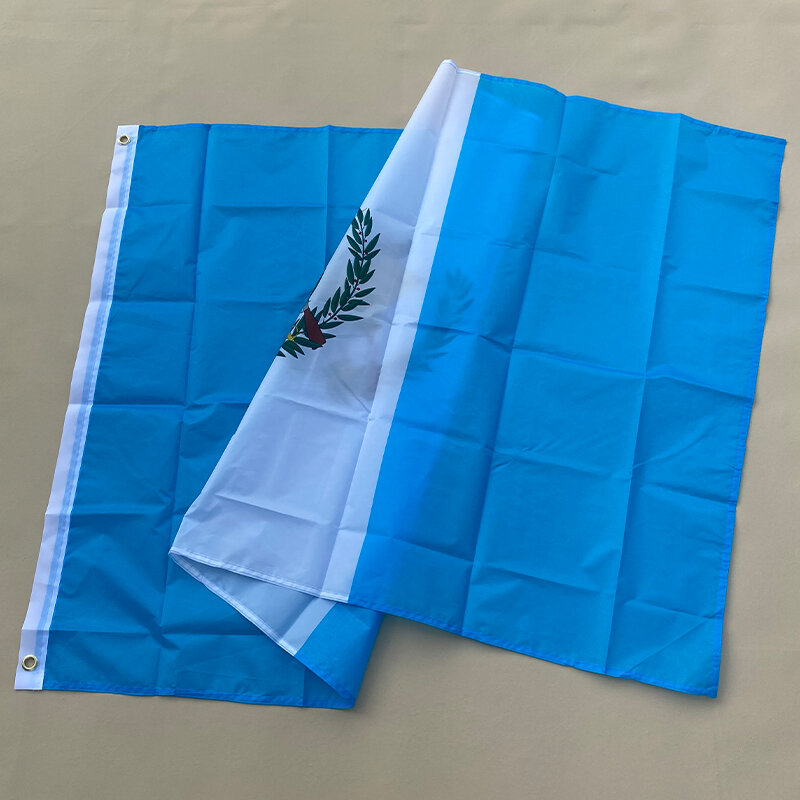 EOODLOVE Flag 90x150cm bandiera del Guatemala 3x5 piedi bandiera della celebrazione del calcio bandiera appesa in poliestere per interni ed esterni