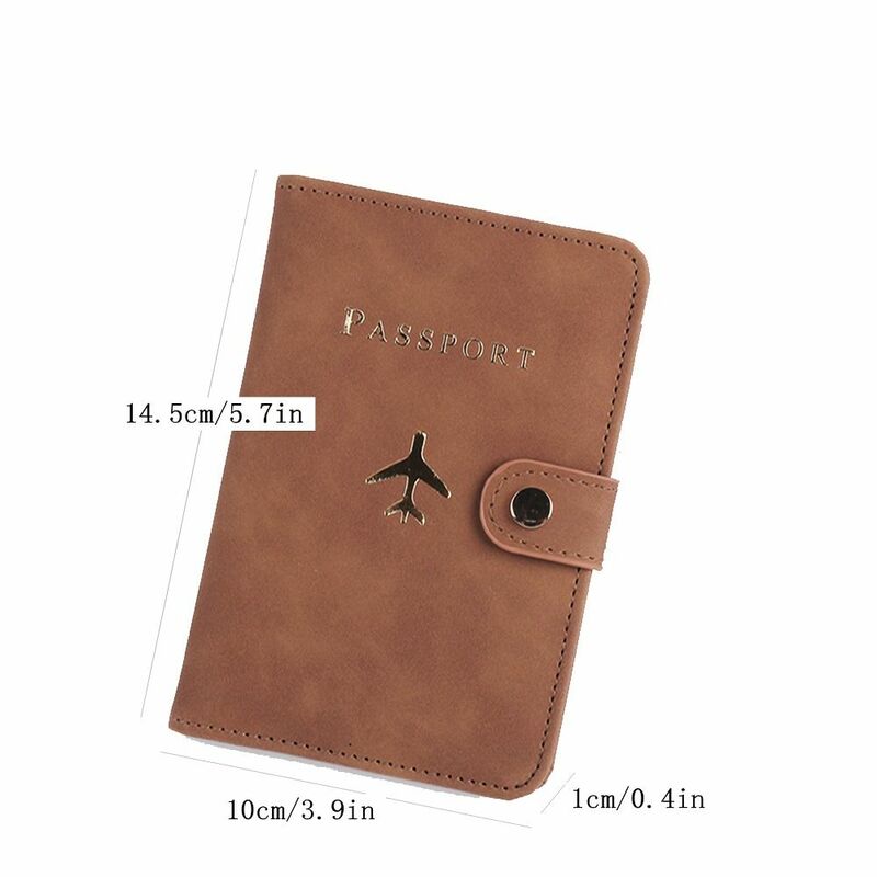 Storage Bag Name ID Address PU Leather Passport Protective Cover PU Card Case Passport Holder Travel Accessories