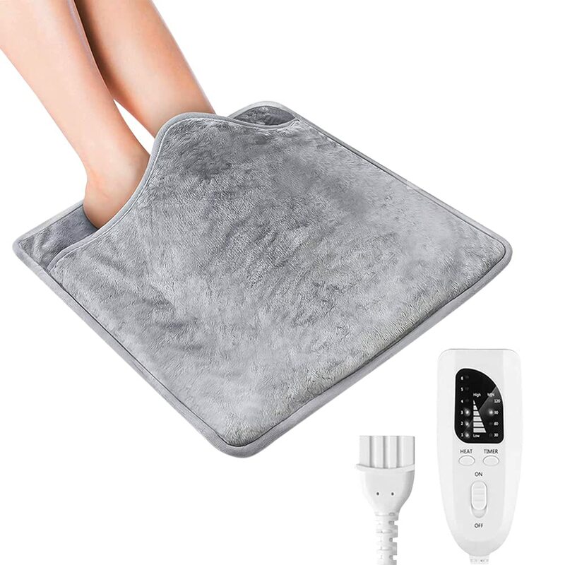 Электрическая грелка для ног, удобная моющаяся Подушка с постоянной температурой, для дома и офиса, зима