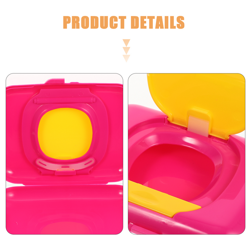Portátil Silica Gel Wet Wipes Dispenser Box, Recipiente De Tecido para o Bebê Pai, Viagem