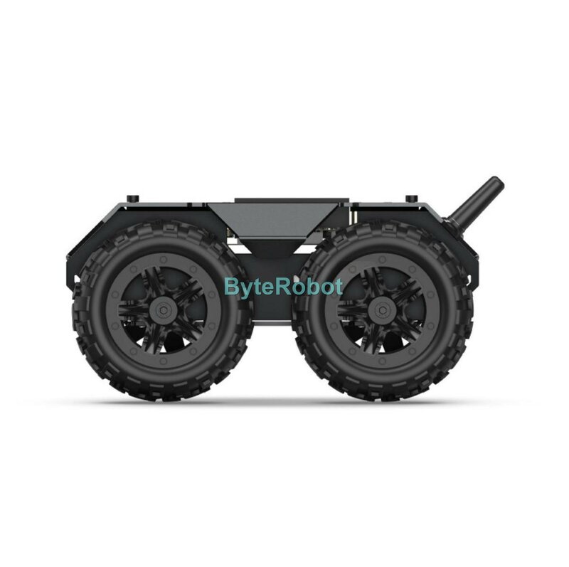 Цельнометаллическое роботизированное автомобильное шасси, гибкий и расширяемый полноприводный мобильный робот-автомобиль для бортового ESP32 модуля с 3,5-дюймовым OLED радиоуправляемым танком