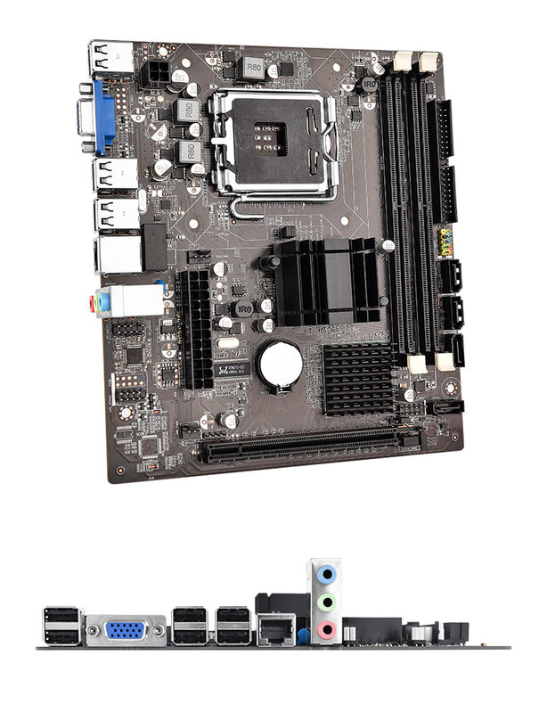The new G41 motherboard desktop office DDR2 memory supports LAGA775/771CPU integration into graphics cards