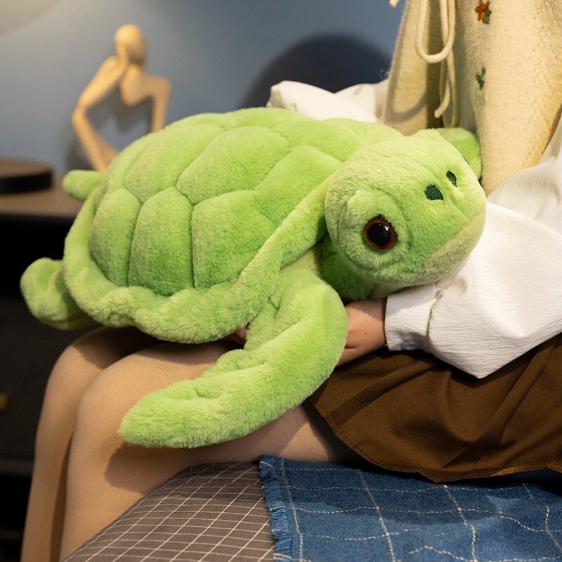 Lovely Super Ocean Stuffed Sea Animal Cloth Turtle Doll Tortoise Plush Toy Christmas Gift New 45/-65CM