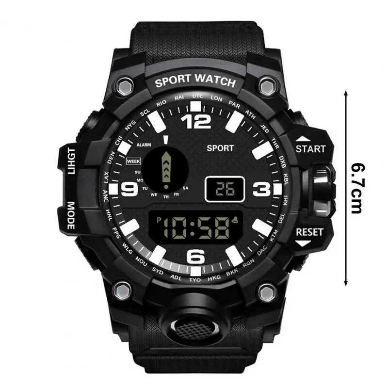 Multifunctional Outdoor Sports Watch Stylish Design Running Watch Men Women Student Electronic Watch Sport Watches
