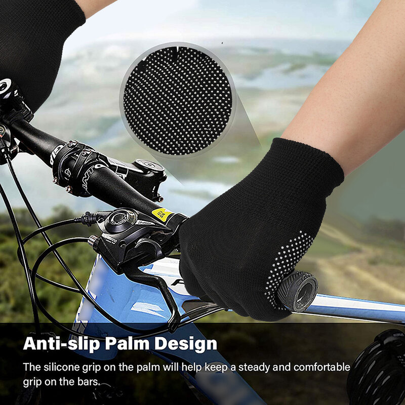 Велосипедные перчатки, нескользящие спортивные перчатки для йоги для мужчин и женщин, дышащие противоударные Аксессуары для велосипеда, рыбалки, мотоцикла, Новинка