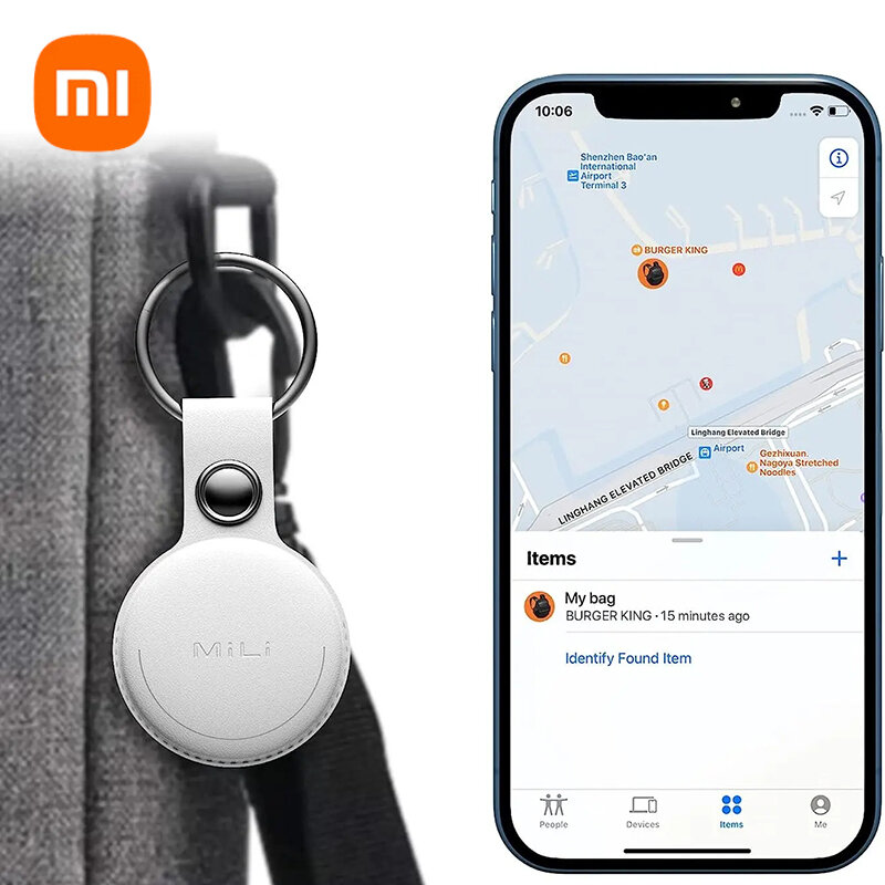 Nuovo Xiaomi Mitag Key Finder Item Finders MFi Certified Bluetooth GPS Locator Tracker dispositivo Anti-perdita funziona con Apple Find My