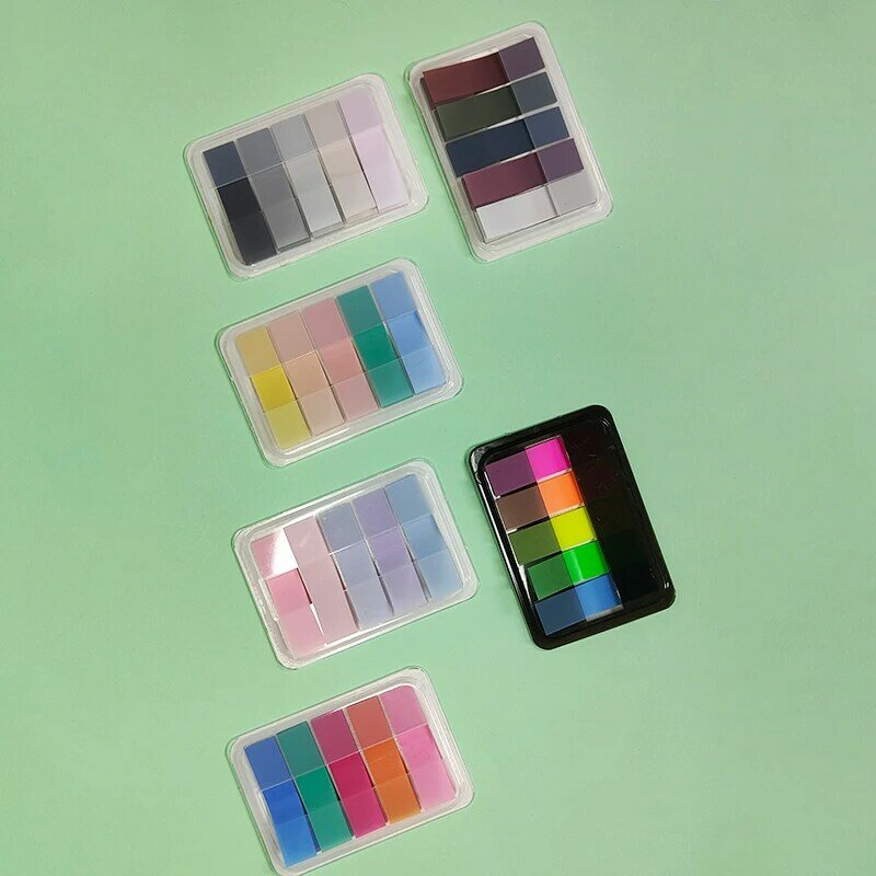 Kindfuny แผ่นบันทึกย่อมีกาวในตัว5สีกระดาษช่วยเตือนความจำอุปกรณ์การเรียนกระดาษสำนักงาน