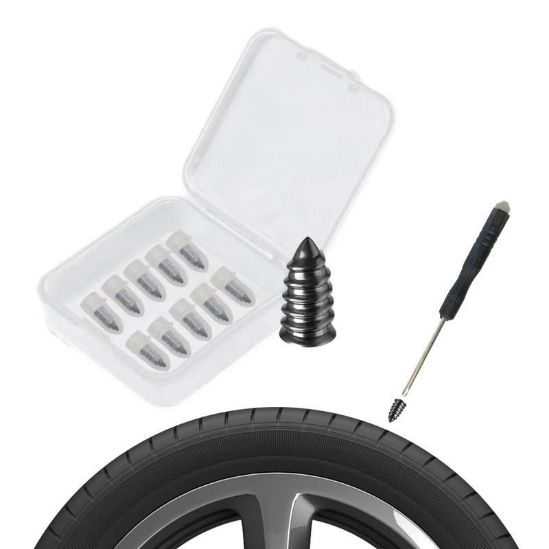 Kit di riparazione pneumatici per unghie in gomma sigillatura pneumatici Atv riparazione forature chiodatrice in gomma per strumento di riparazione pneumatici multifunzionale per auto