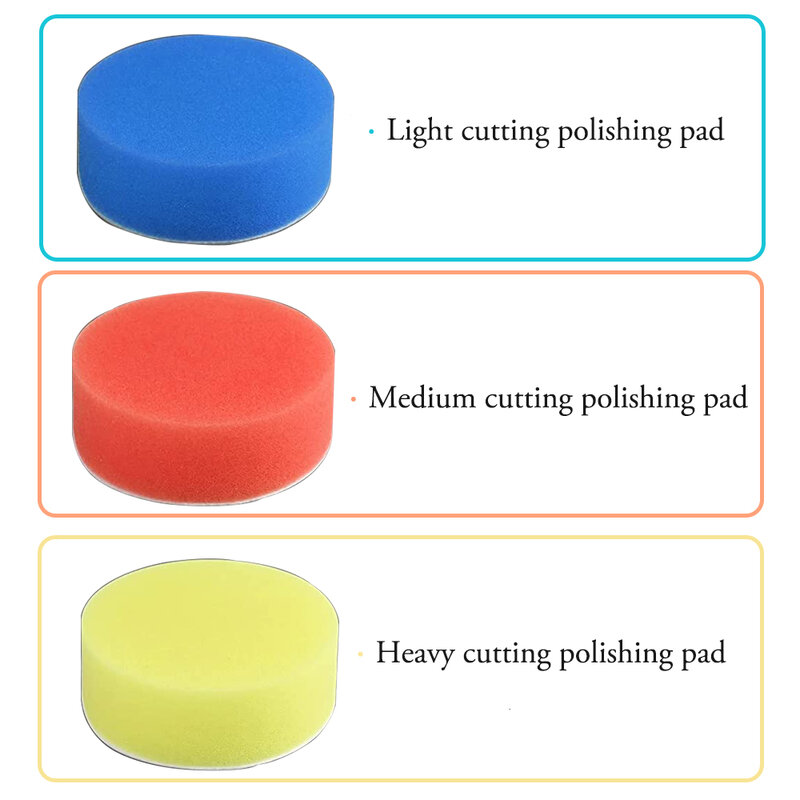 5/8Pcs 3/4/5 Inch Polishing Kit Polishing Pad Car Waxing Sponge Disk Wool Wheel for Auto Body Beauty Polisher Washing Car Gadget
