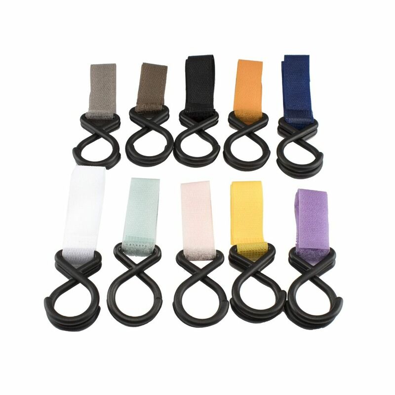 Multi-funcional Bag Hanging Hook, Multi-color, Infant Stroller Hooks, Baby Organizer, Stroller Acessório