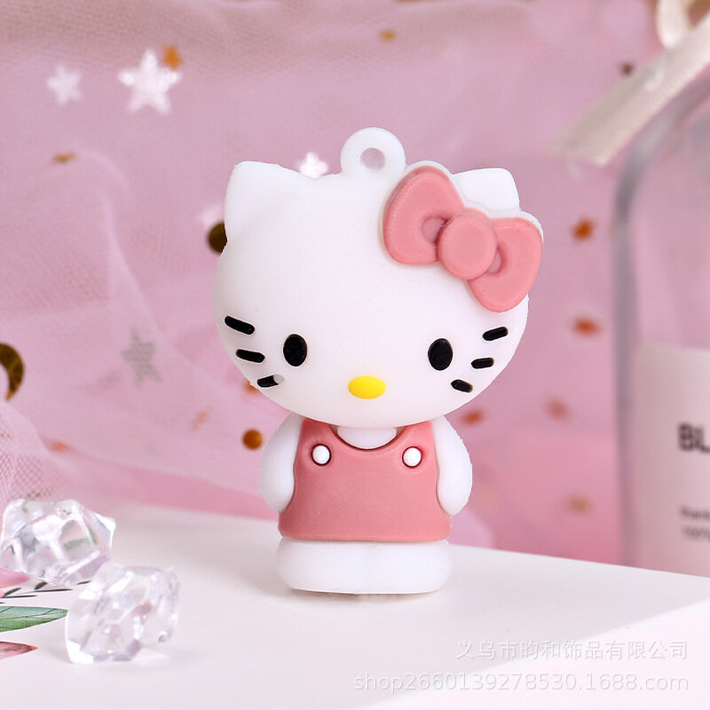 Sanrio-Hello Kitty Pingente Chaveiro para Decoração de Mochila Infantil, Mymelody Cinnamorroll Saco Dos Desenhos Animados, Kawaii, 2024
