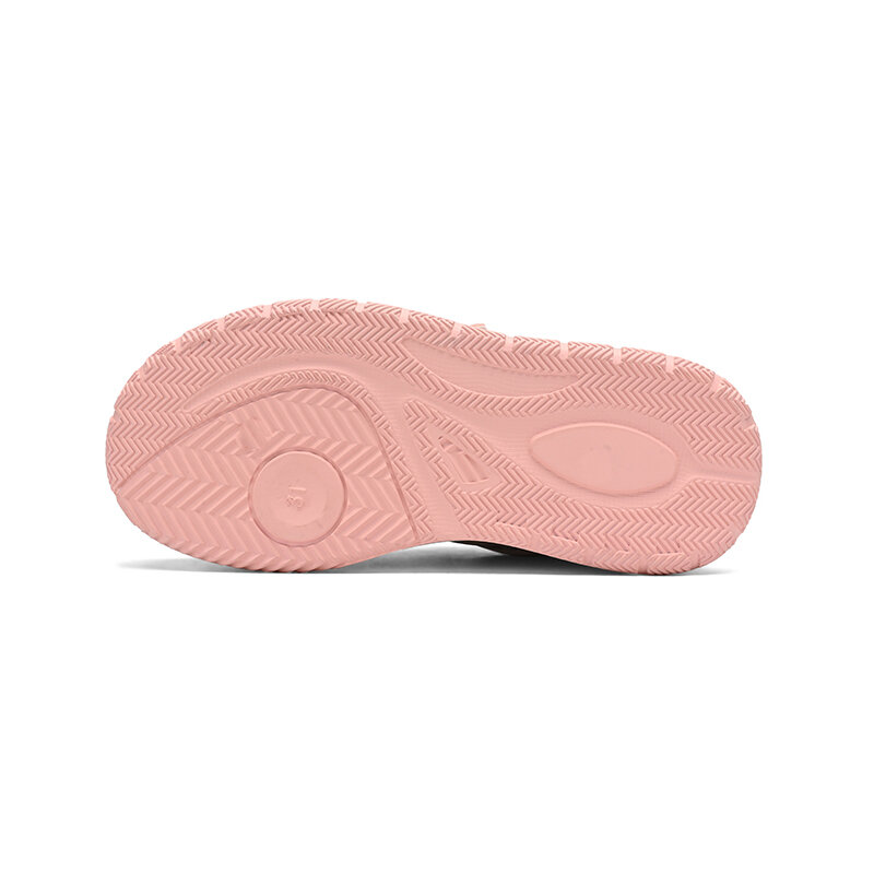 Tênis antiderrapantes respiráveis para crianças, sapatos casuais rosa para crianças grandes, sapatos de caminhada esportiva para meninos e meninas, calçado doce, novo, 2024