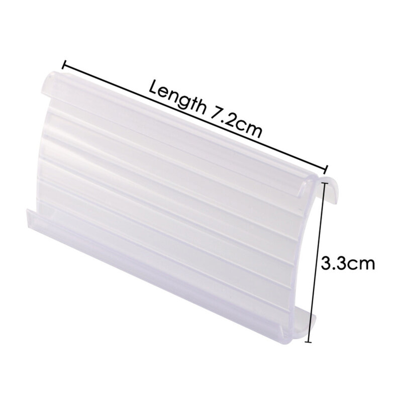 3x7cm Wire Shelf Channel C Arc Label Holder Strip Effective Way To Feature Prices,UPC Labels And Other Information