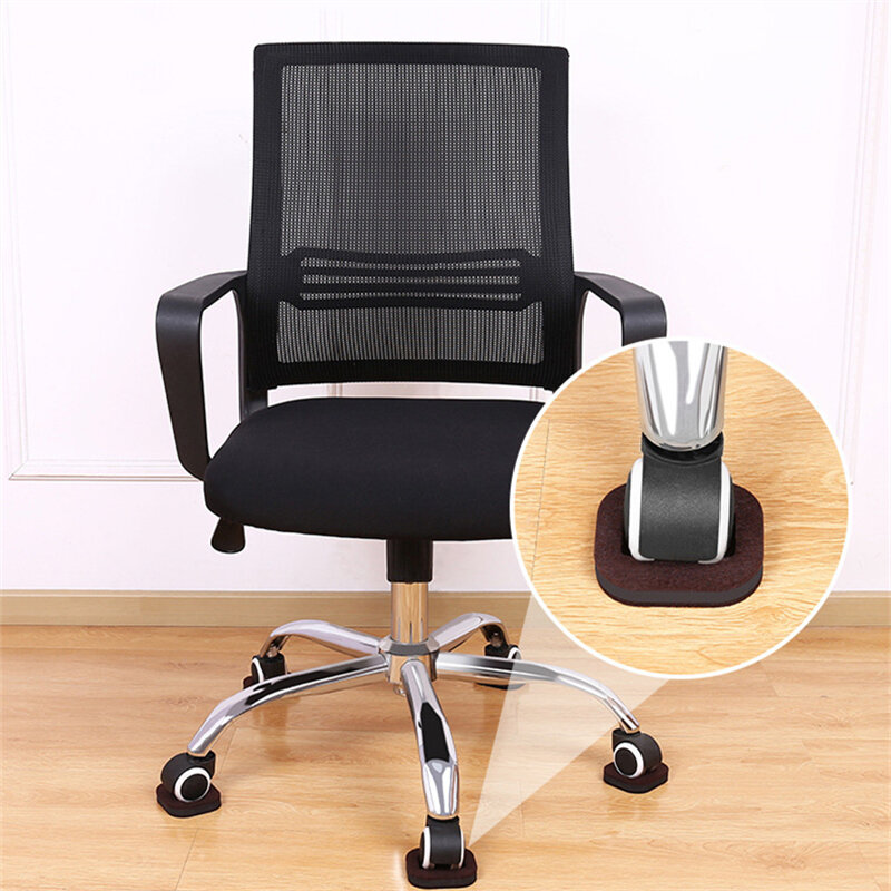 Утолщенный износостойкий офисный роликовый стул, фиксированный коврик для ног, домашний компьютерный стул, беззвучный роликовый коврик, войлочный стул, Противоскользящий коврик