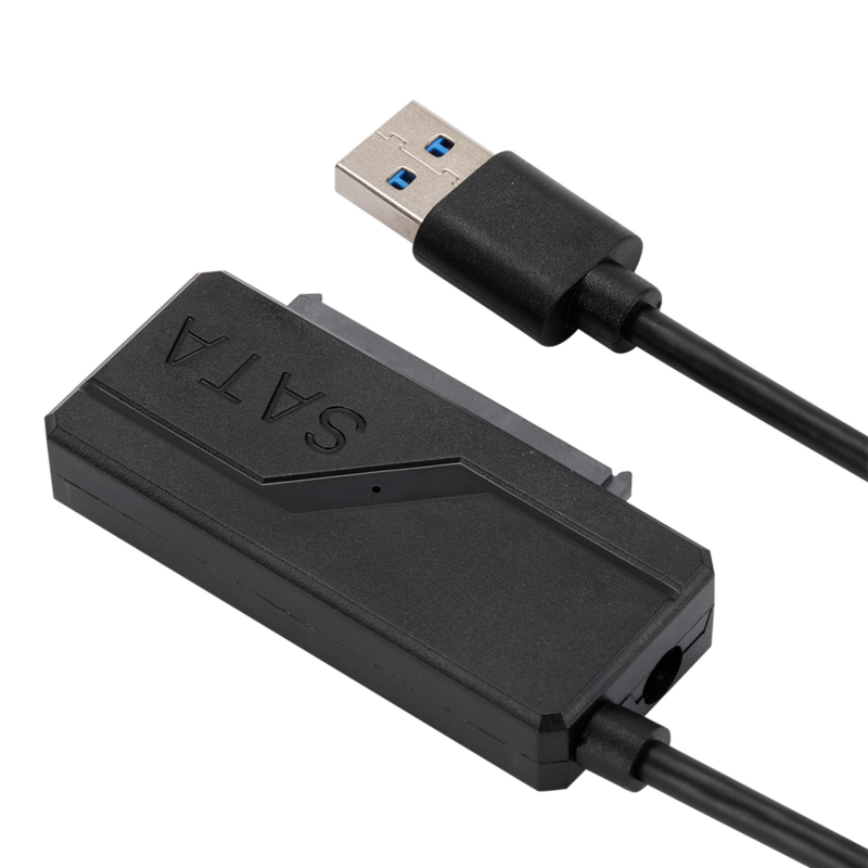 Sata para USB 3.0 cabo adaptador, 22 pinos suporte, 2.5 ", 3.5", HDD externo, SSD, disco rígido, conector do computador, apto para SATA 3