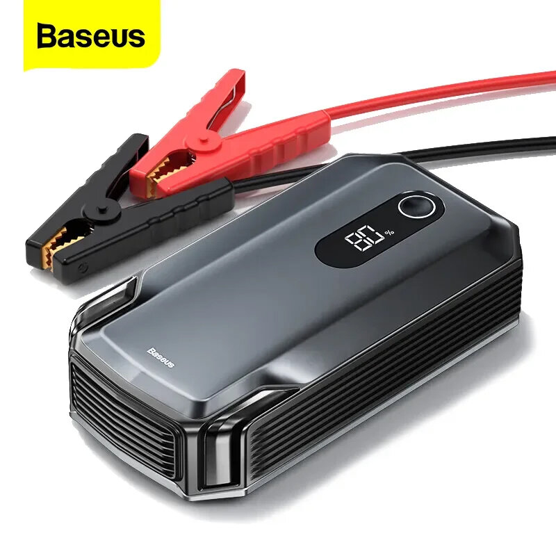 BASEUS urządzenie do awaryjnego uruchamiania Power Bank 12V Booster do rozruchu samochodu 20000mAh 10000mAh bateria szybka ładowarka Auto urządzenie zapłonowe Powerbank