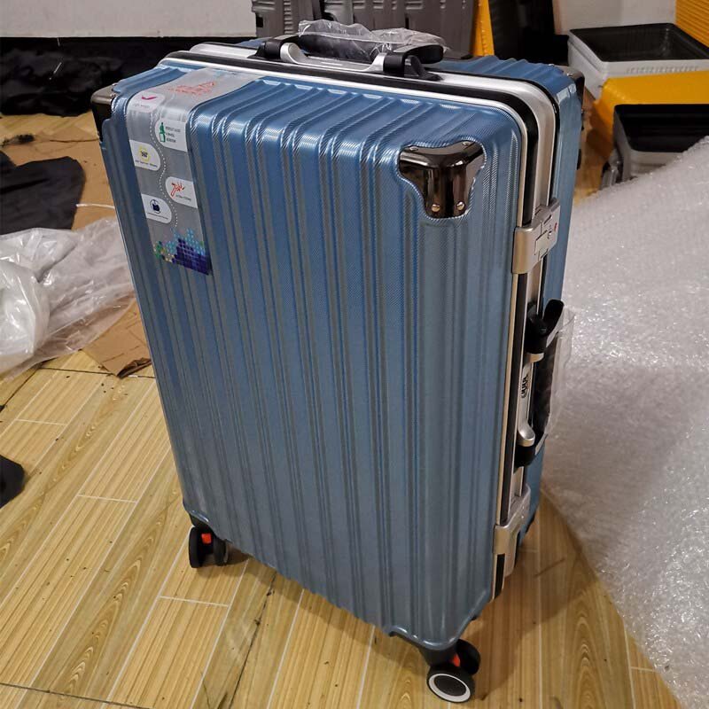 Telaio in alluminio valigie da viaggio universale ruota Trolley PC Box trolley borsa da viaggio da uomo 10 kg valigie