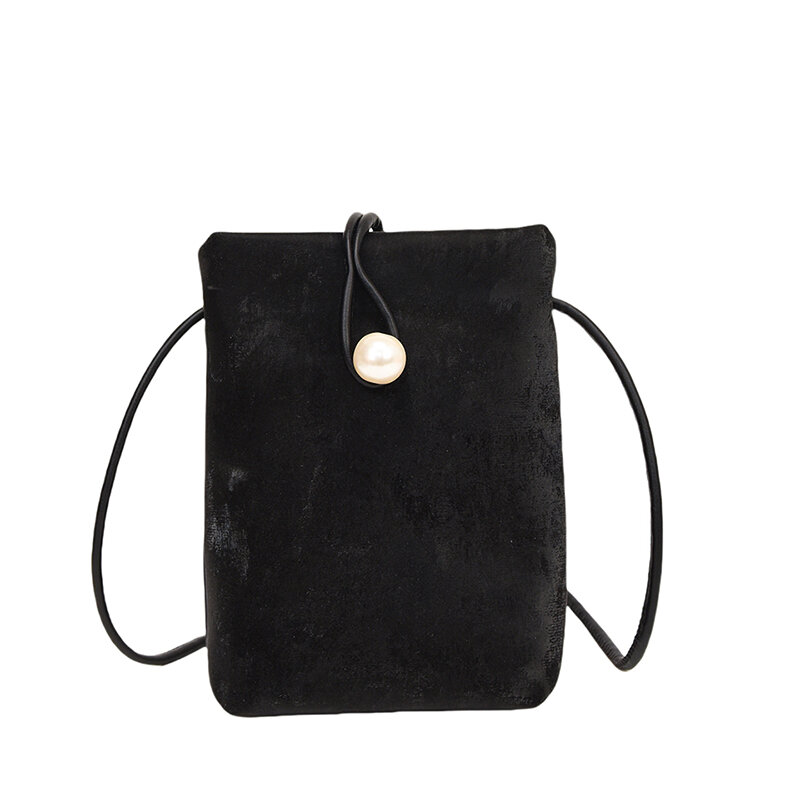 حقائب كروس بودي أحادية اللون للنساء ، محافظ كتف صغيرة وحقائب يد للسيدات ، حقيبة بتصميم بسيط للفتيات ،