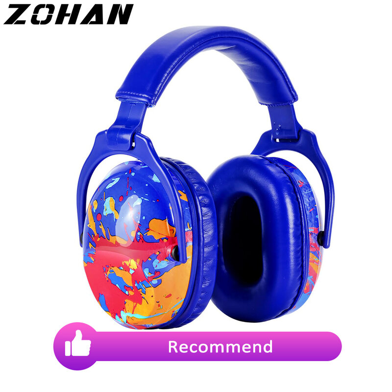 ZOHAN Kid Hearing Protection Earmuffs Ear Defenders Safety Noise Reduction Earmuff NRR 25dB For Toddlers Children Autism