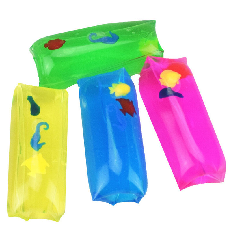 Wasser Schlange Spielzeug Sensorischen Spielzeug Party Favor Rutschig Glitter Dekorative Wasser Wigglers für Junge Mädchen Abendessen Geburtstag