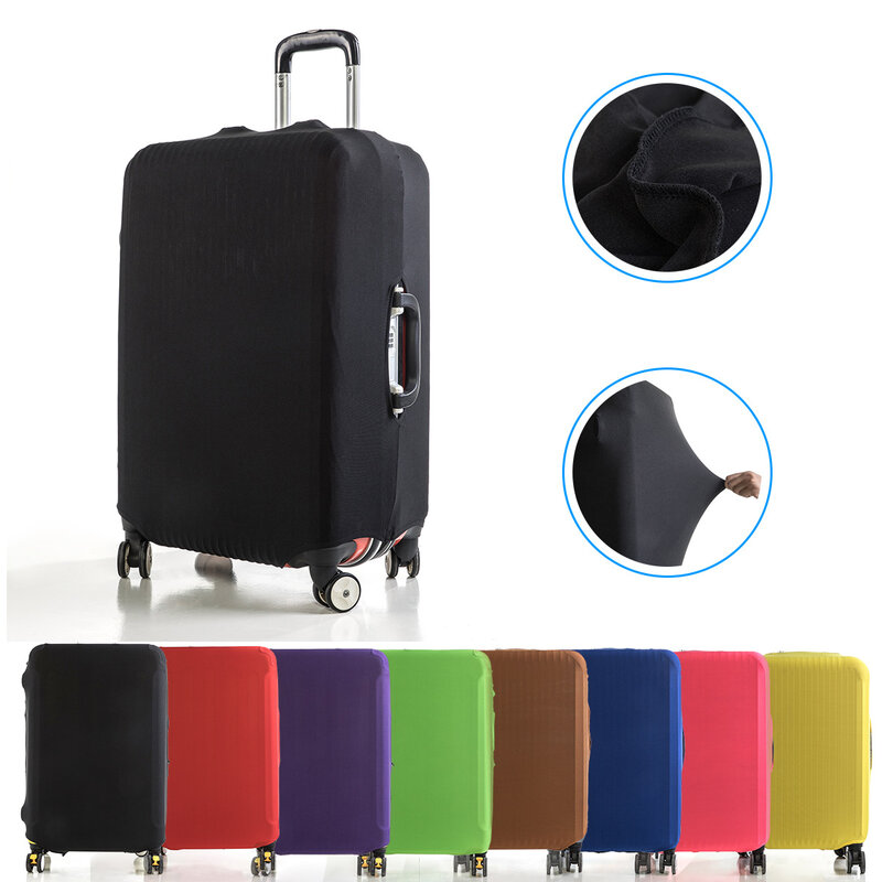 Funda de equipaje de tela elástica, Protector de maleta, antipolvo, adecuada para maleta de for18-32 pulgadas, organizador de viaje