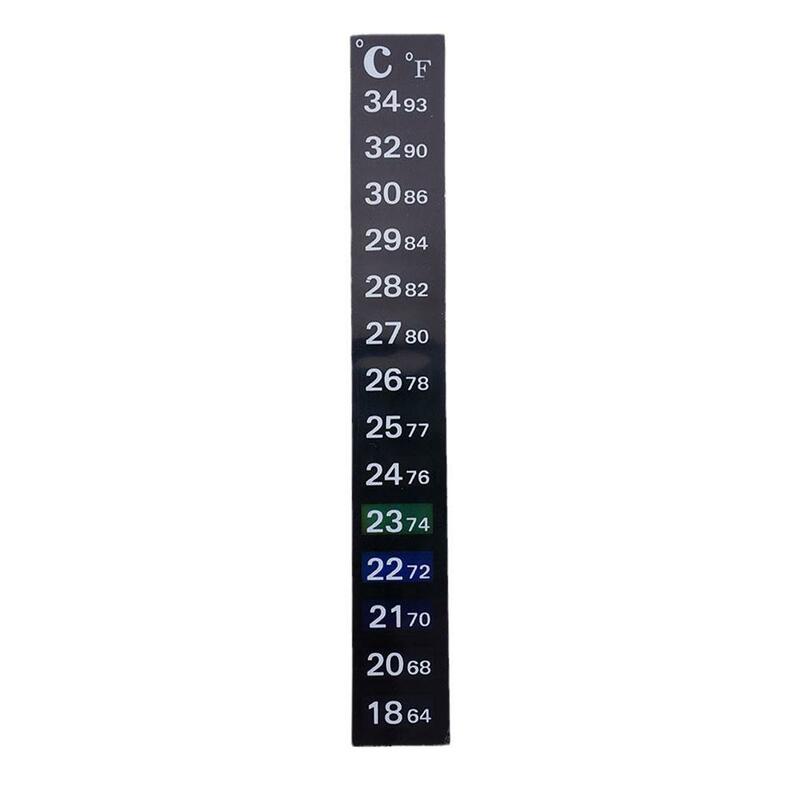 ملصق مع مقياس حرارة لحوض السمك ، ملصق لاصق لحوض الأسماك ، مقياس لاصق ، ملصق مزدوج ، y3j7
