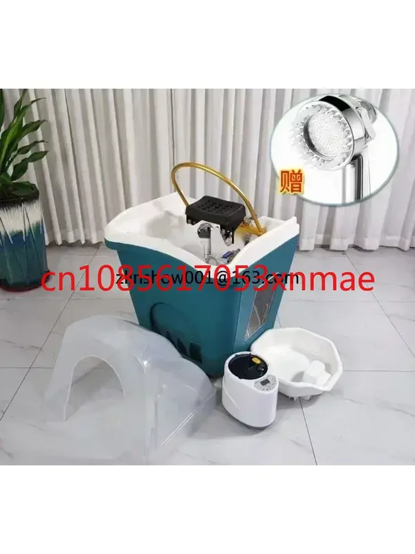 Head Treatment Fumigration Spa Machine Mobile Shampoo Basin Beauty Salon Ear Cleaning  Water Circulation