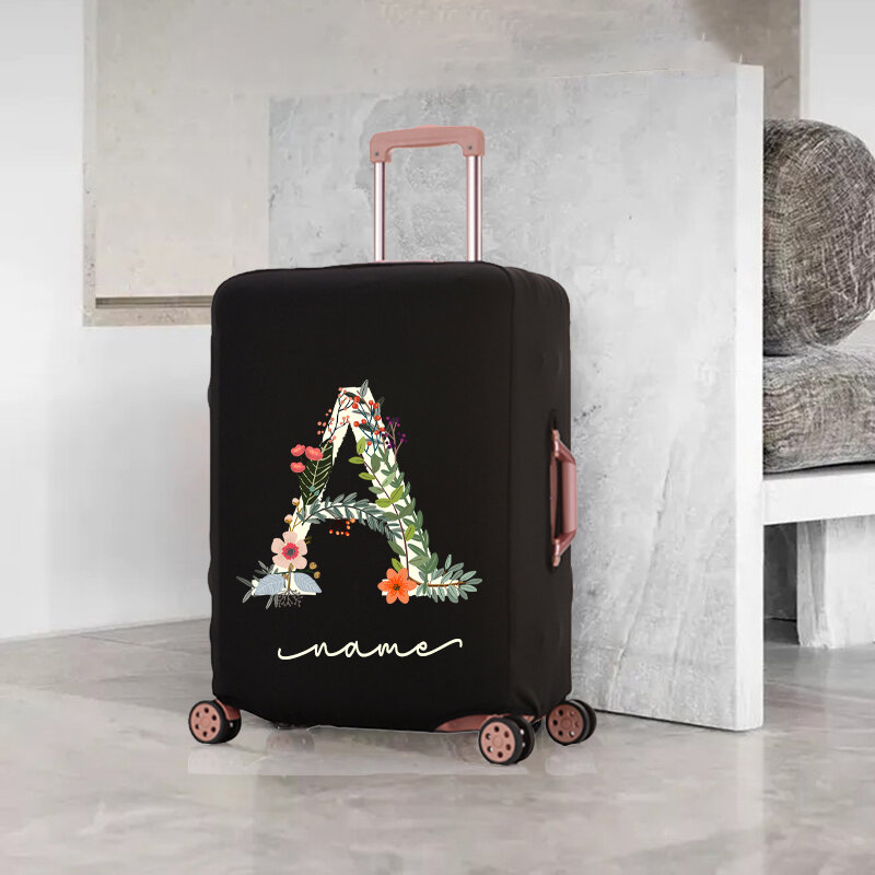Housse de bagage personnalisée pour valise de 18 à 32 pouces, sacs anti-poussière élastiques plus épais, étui de protection pour accessoires de voyage