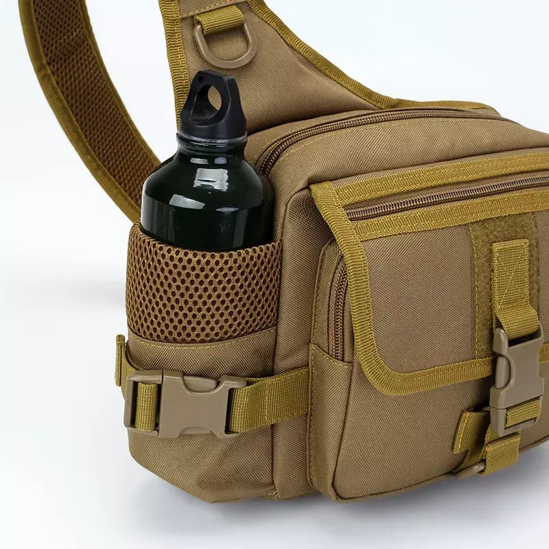 Chikage-남여 낚시 사냥 방수 가슴 가방, 대용량 고품질 어깨 가방 전술 등산 캠핑 가방