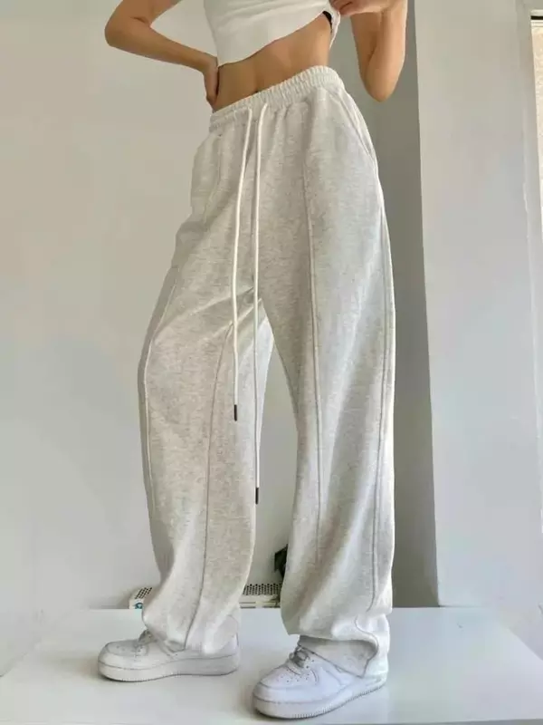 Deeptown Vintage Y2k Baggy Joggers Sweatpants Woman Oversized Korean Fashion Sports Pants Harajuku Streetwear Gyaru Trousers