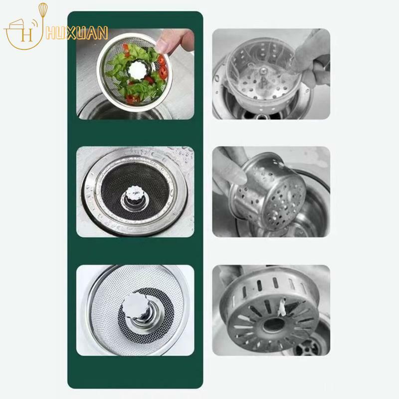 Kitchen Sink Strainer Drain For Stopper Combo Basket Replacement Sink Drain With Handle Sink Stopper