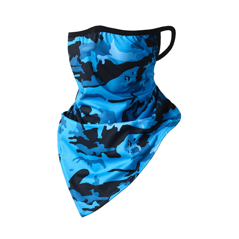 Masque facial d'été pour le cyclisme, bandana, écharpe de protection UV respirante pour la pêche en plein air