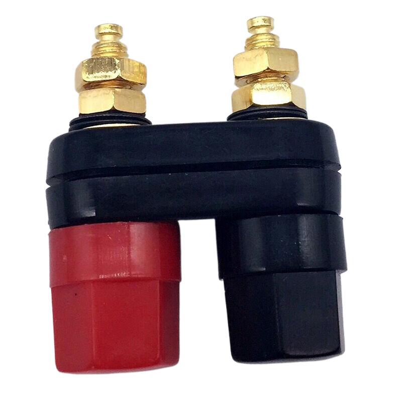 DIY Banana Plugs Conectores, Jack soquete, terminais casal, vermelho e preto Conector, Terminal Amplificador, Binding Post, alto-falante