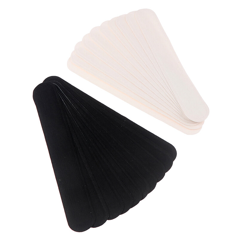 Bandas protectoras de sudor para sombrero, cinta protectora de forro, tamaño reductor, paquete de 20