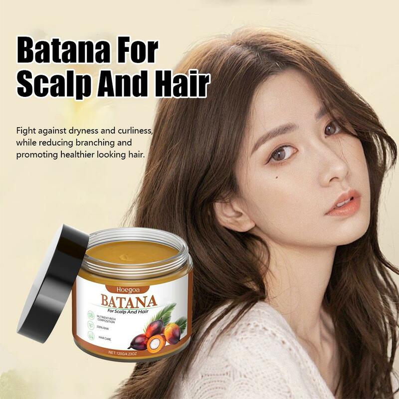 Aceite de Batana 120g, acondicionador para el cabello, tratamiento para el cabello, mascarilla hidratante y reparadora de raíz para el crecimiento del cabello, más saludable Hai M4L5