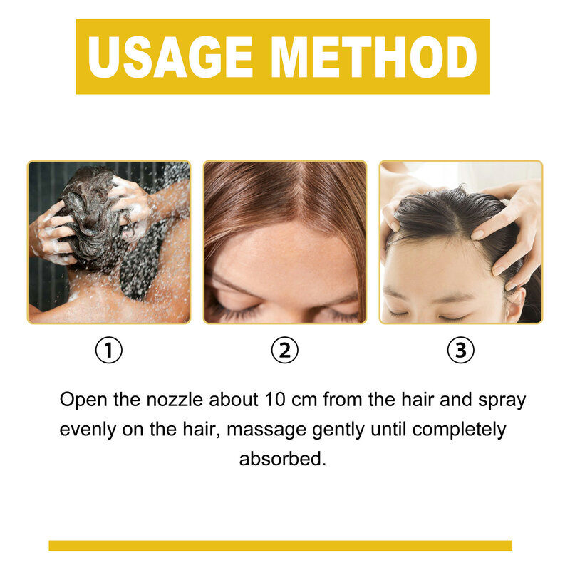 Cuidados com os cabelos Óleo Essencial, Seco Danificado, Anti Frizzy Hidratante, Fortalecimento Nutritivo Condicionador, Spray Suavizante