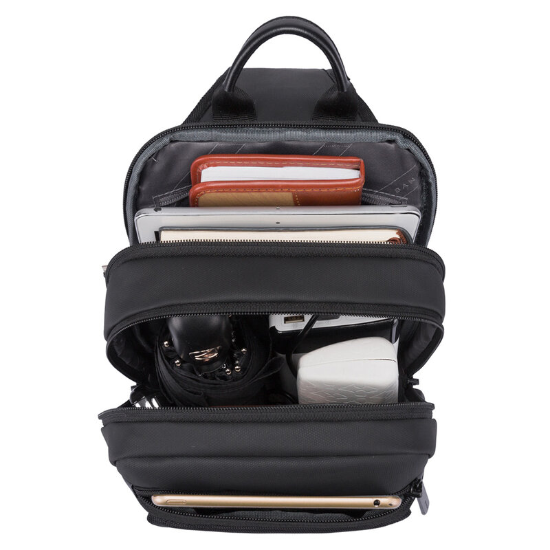 Bange Flex-bolso de hombro para hombre, bolsa de viaje, impermeable, informal, para el pecho, deportivo, Para correr, iPad mini