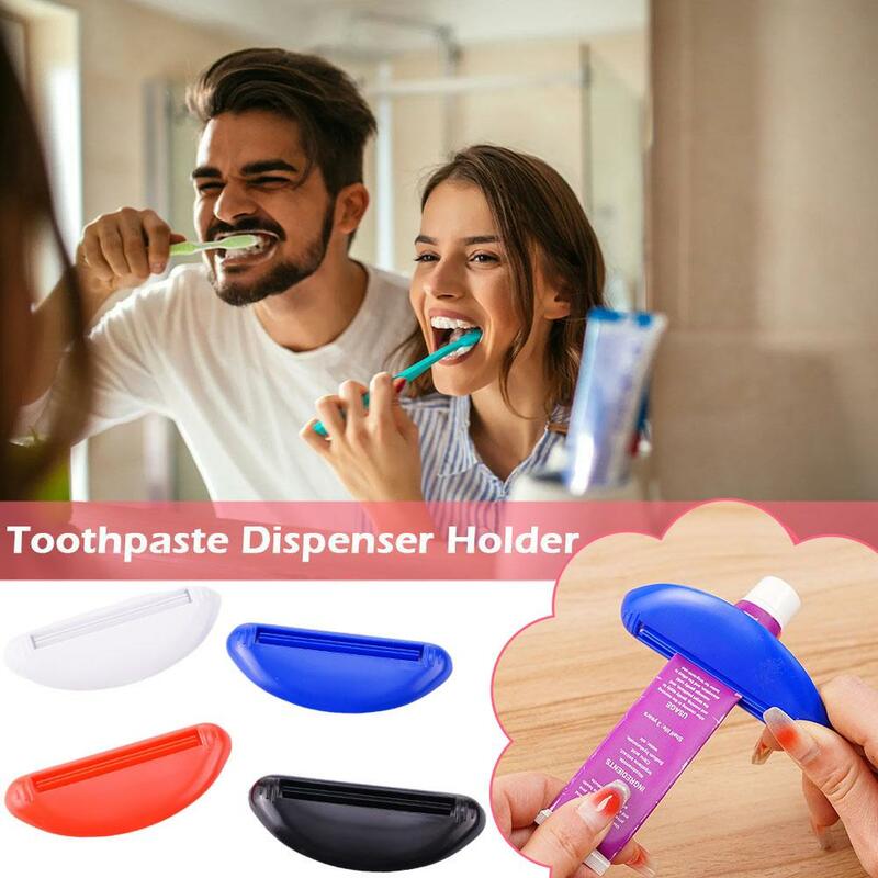 Pemegang Dispenser pasta gigi tekan kreatif membersihkan kosmetik dapur pemeras wajah kamar mandi alat baru pemeras 2023 tabung T6J5
