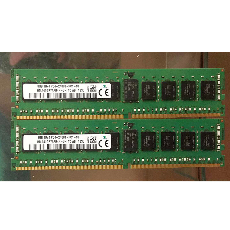 Memória de servidor de alta qualidade, HMA41GR7AFR4N-UH, PC4-2400T, 8GB, 8GB, 1RX4, RDIMM, REG, transporte rápido, 1PC