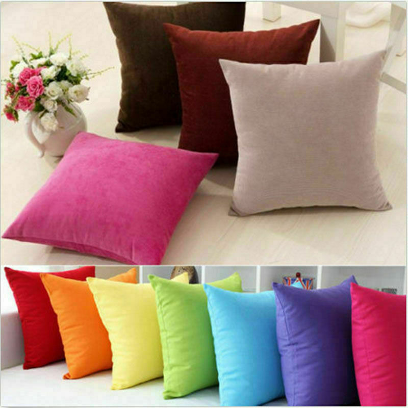 40*40Cm Colorful Home Decor Art Style Cotton Linen Pillow Case Sofa Throw Cushion Cover