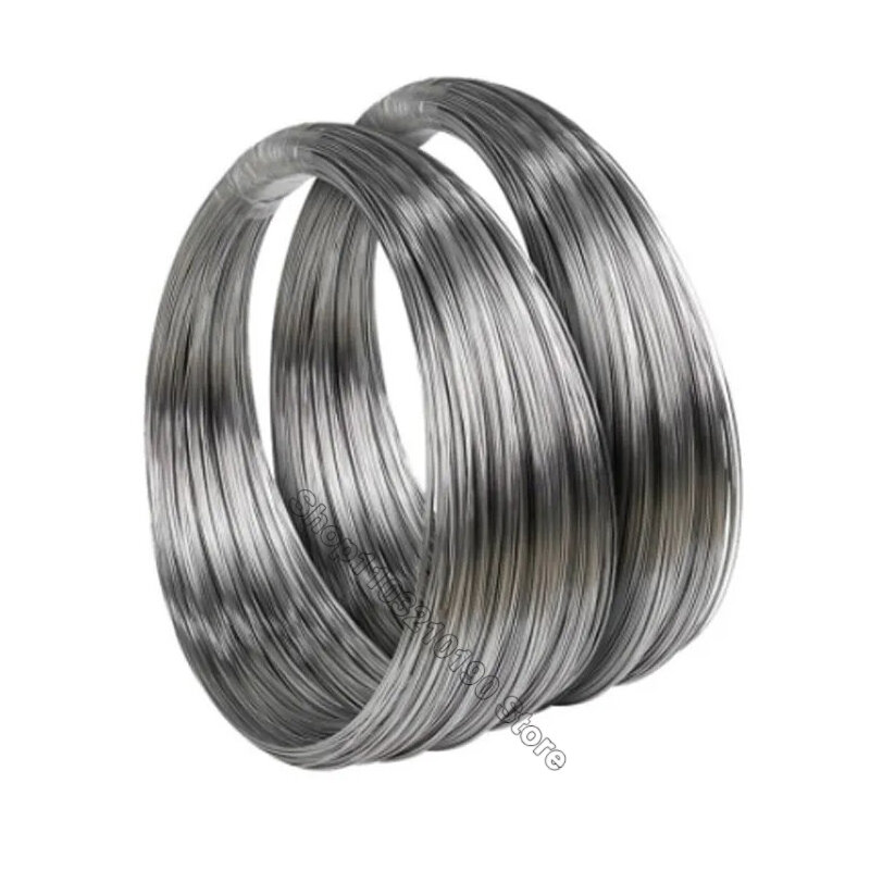 304 fio de mola de aço inoxidável, único Strand amarração, fios elásticos de aço, 0.4mm, 0.5mm, 0.6mm, 0.7mm, 0.8mm, 1mm, 1.2mm, 1.5mm, 1,8 milímetros, 2 milímetros, 1 m, 5 m, 10m