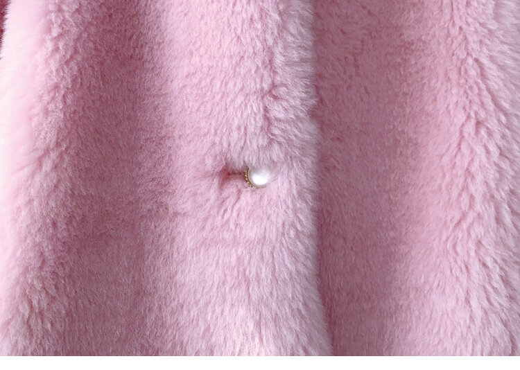 AYUNSUE 100% Sheep Shearing Jacket donna cappotto di pelliccia corto giacche di lana Casual per le donne 2023 cappotti di pelliccia Outwears Jaqueta Feminina