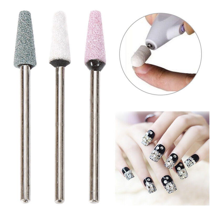 Type Corundum Nail Drill Milling Cutter Ceramic Stones Bits Electric Files Manicure Machine Equipment Nail Tools Accessory