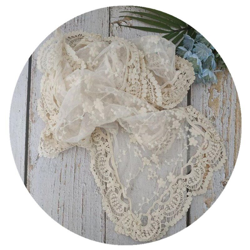 Baby Vintage Lace Blanket Photo Background Lace Infant Newborn Photography Props