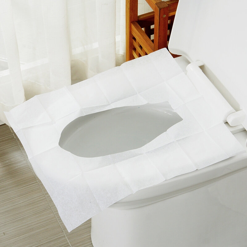 Lotto coprisedile wc usa e getta impermeabile sicurezza viaggi/campeggio accessori bagno tappetino portatile essenziale per esterno