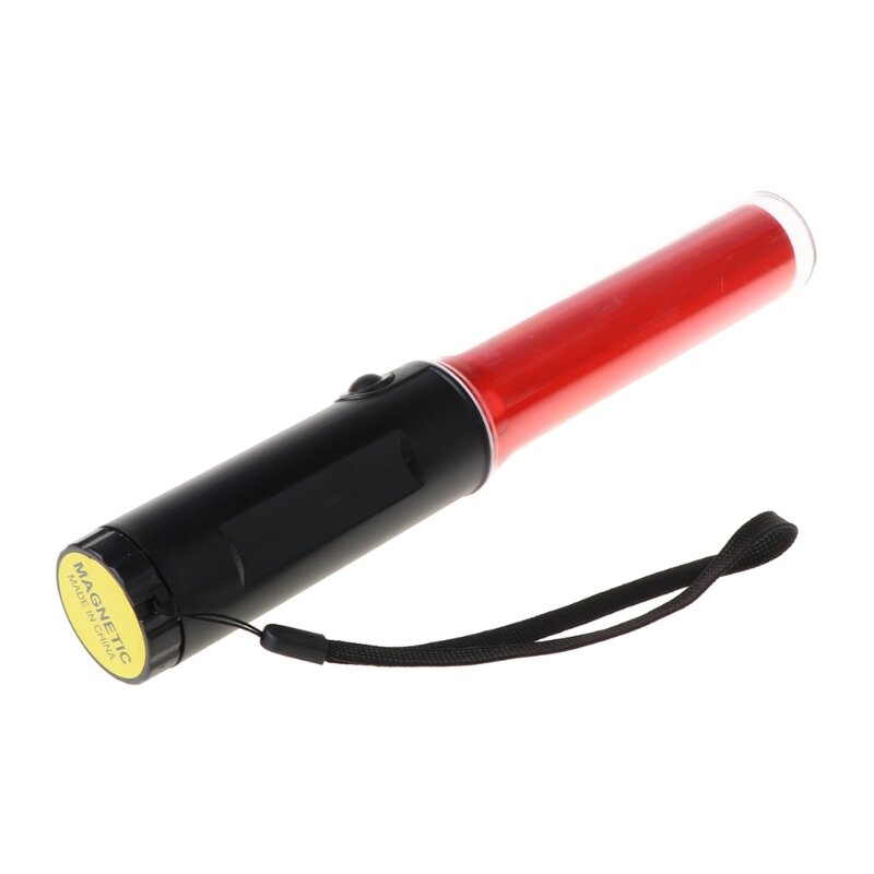 強力な LED 懐中電灯プラスチック交通杖トーチブリザードフラッシュ用 4 モード