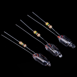 20pcs Neon Indicator Lamps With Resistance Connected To  220V 6*16 mm Neon Glow Lamp Mains Indicator